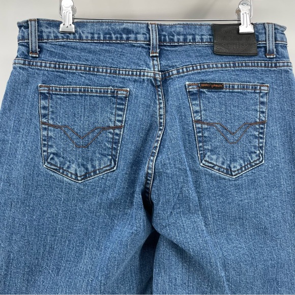 Harley Davidson Womens Straight Leg Jeans Blue Medium Wash Denim 14P - Picture 5 of 7